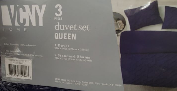 MADISON DUVET QUEEN 3PC SET