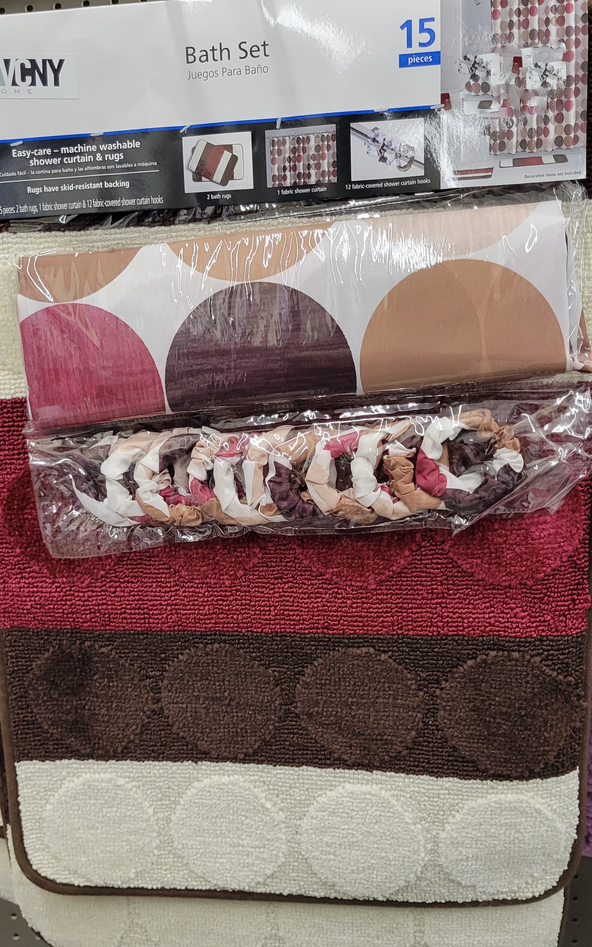 ORBIT 15PC SCULPTED BATH IN BAG