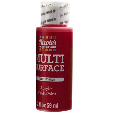 2OZ CRAFT PAINT RED