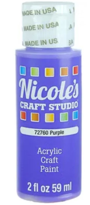 2 OZ CRAFT PAINT PURPLE
