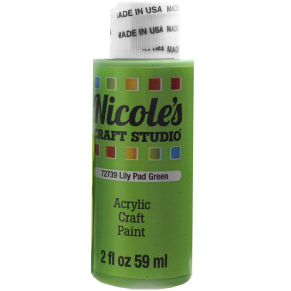 2OZ CRAFT PAINT LILY PAD GREEN