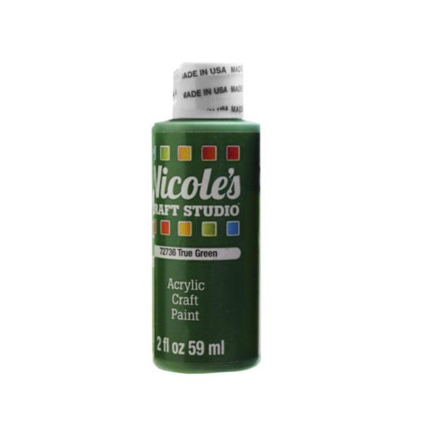 2 OZ CRAFT PAINT TRUE GREEN