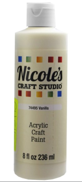 8OZ CRAFT PAINT VANILLA