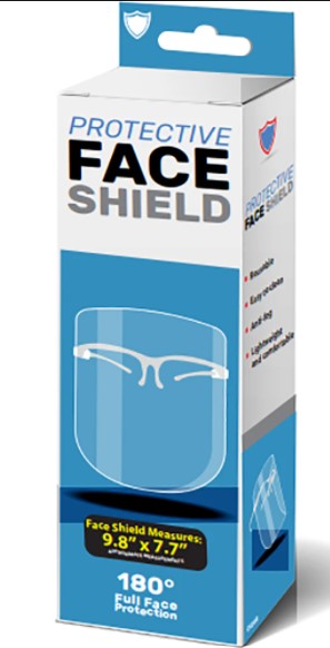 PROTECTIVE FACE SHIELD W/GLASSES