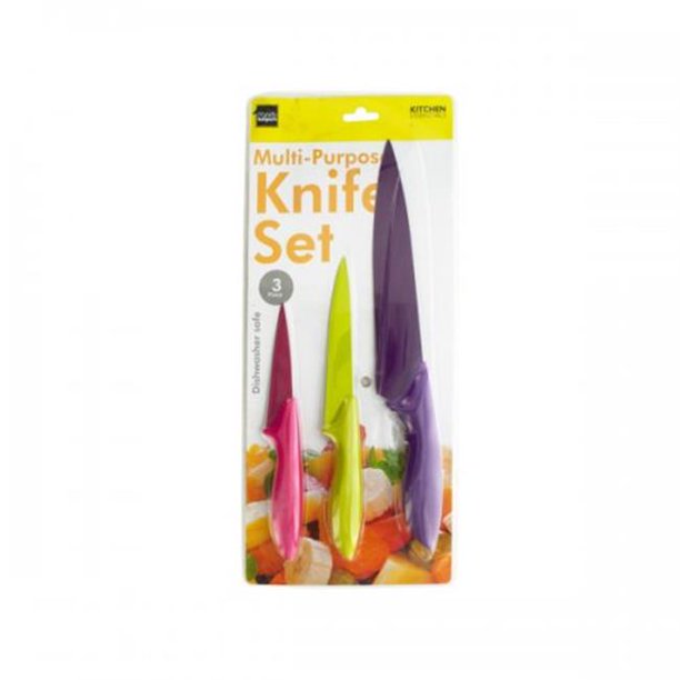 3 PCS COLORFUL KNIFE SET