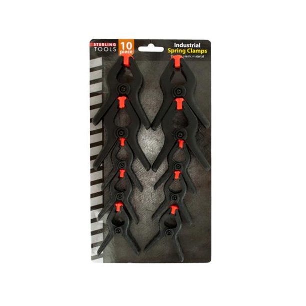IND.  PLSTC SPRING CLAMPS SET