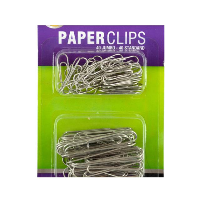 STANDARD & JUMBO  PAPER CLIP SET