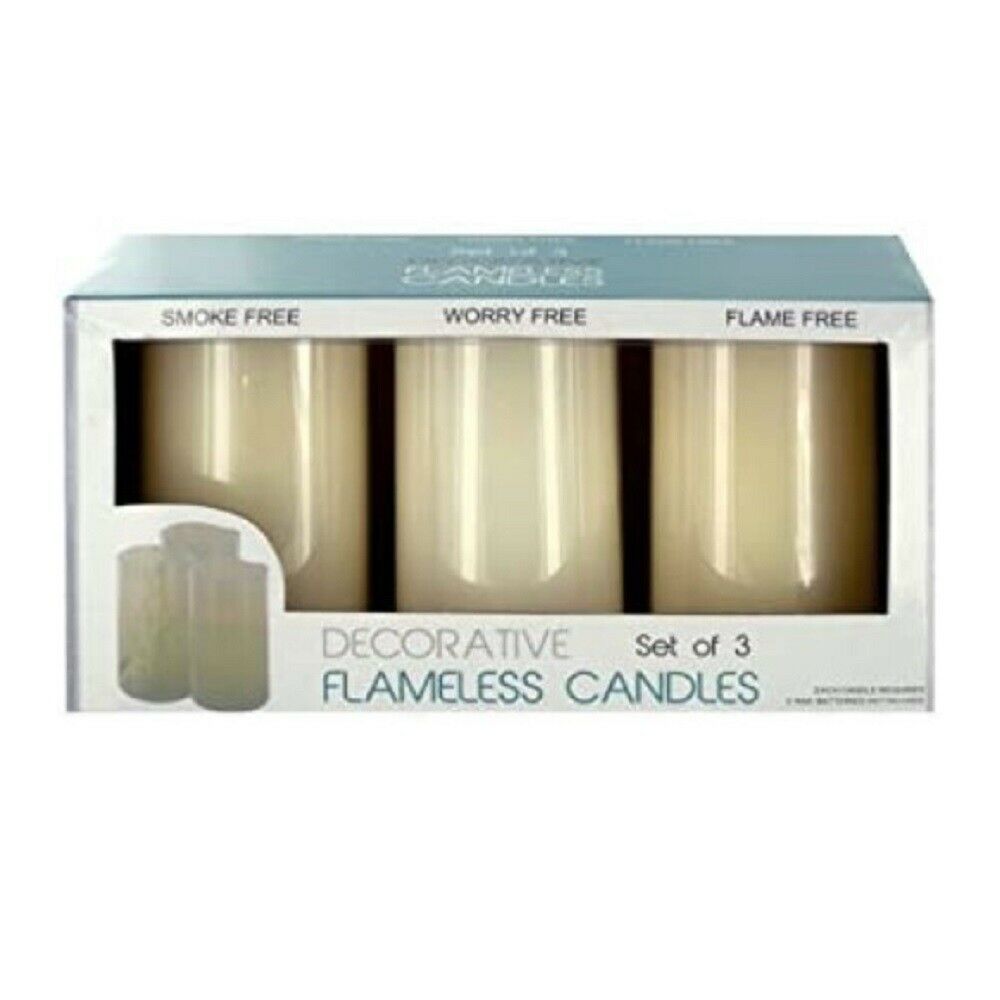 FLAMELESS VANILLA PILLAR CANDLE