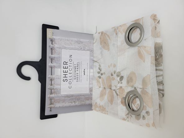SANDRA PRTD GROMMET SHEER 58X84
