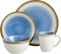 CERAMIC DINNERWARE BLUE 16PC SET