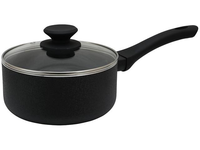 OSTER 2QT AL SAUCE PAN BLK W/LID