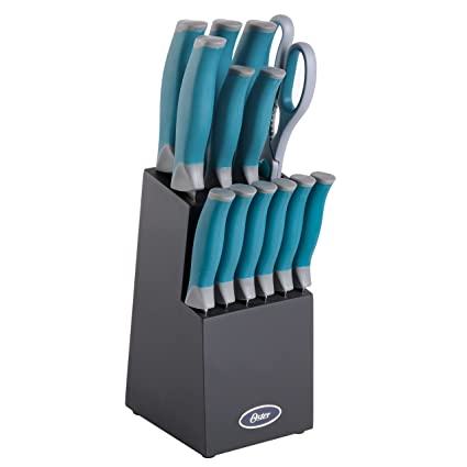 SS CUTLERY W/PP HANDLE 14 PC SET