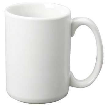 15OZ EL GRANDE WHT CERAMIC MUG