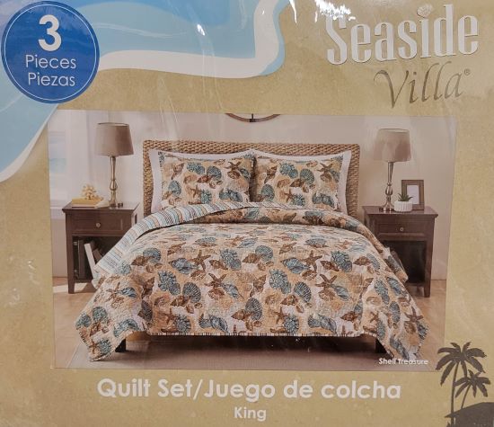 SHELL COMFORTER KING 5PC SET