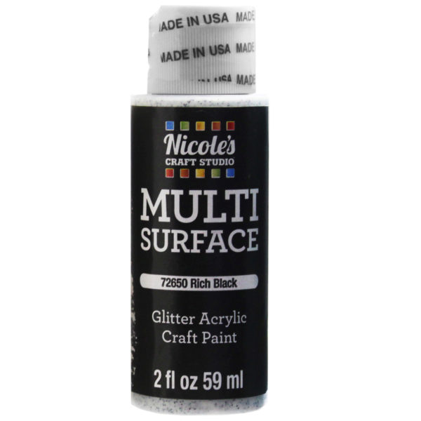 2OZ CRAFT PAINT RICH BLK GELATO