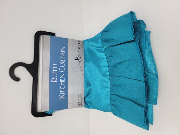 55"X36" RUFFLE KITCHEN CURTAIN