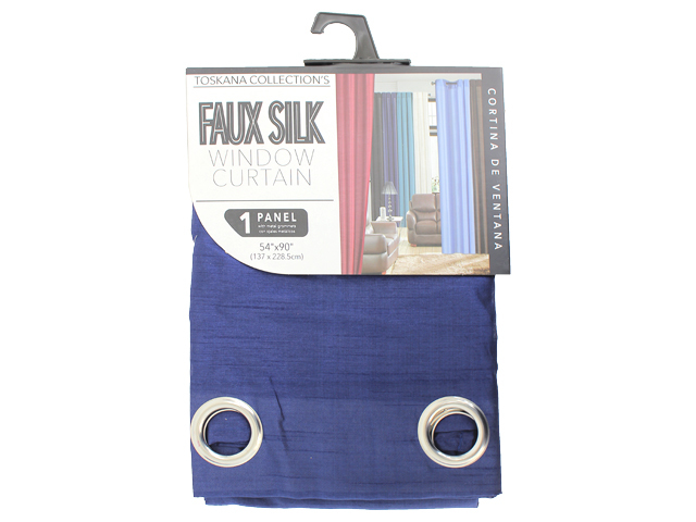 1PC NAVY WINDW CURTAIN