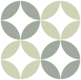 9X9 BORA GREEN PORCELAIN TILE