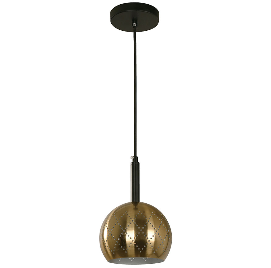 1L HANGING LAMP BLK E27 40W