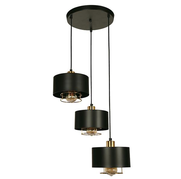 3L HANGNG LAMP BLK E27 40W