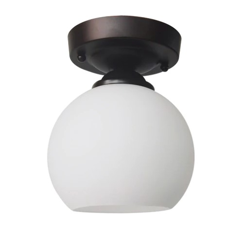 GLASS CEILNG LMP E27