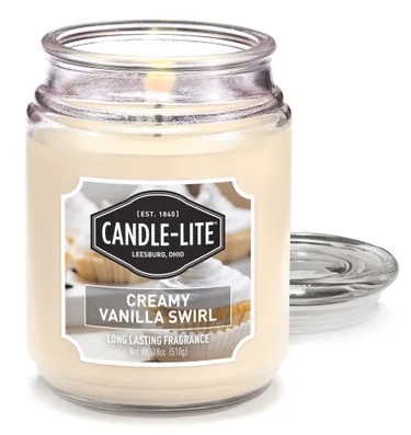 18OZ VANILLA SWIRL JAR CANDLE
