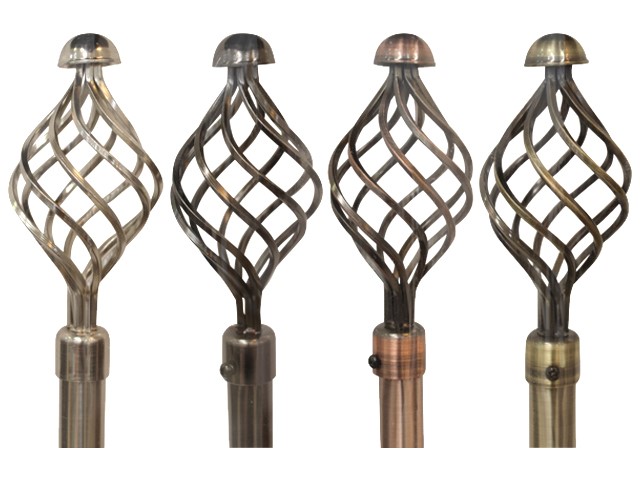 METAL CURTAIN ROD BRASS