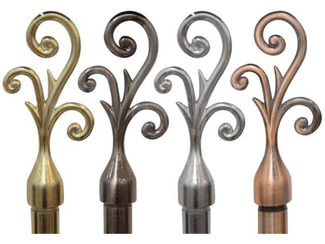 METAL CURTAIN ROD COOPER