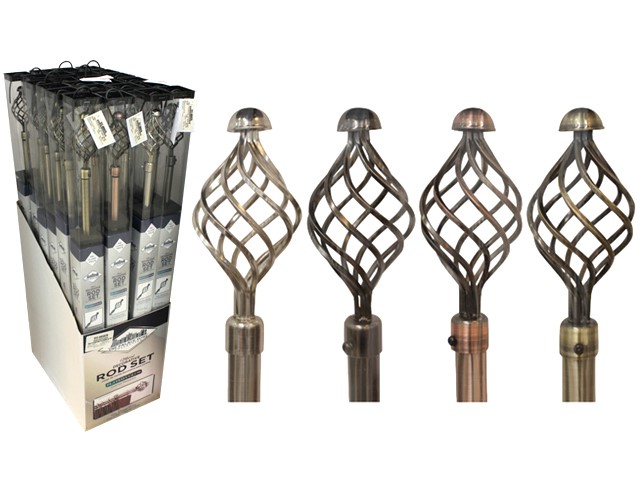 BRASS METAL CURTAIN ROD