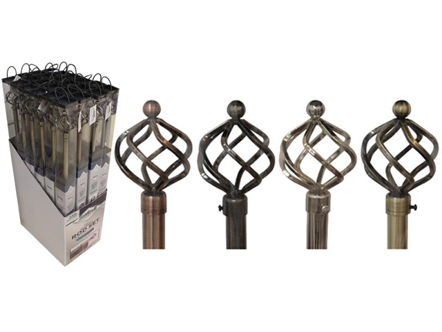 METAL CURTAIN ROD COPPER