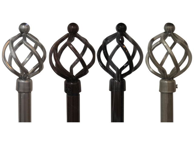 METAL CURTAIN  ROD BRASS