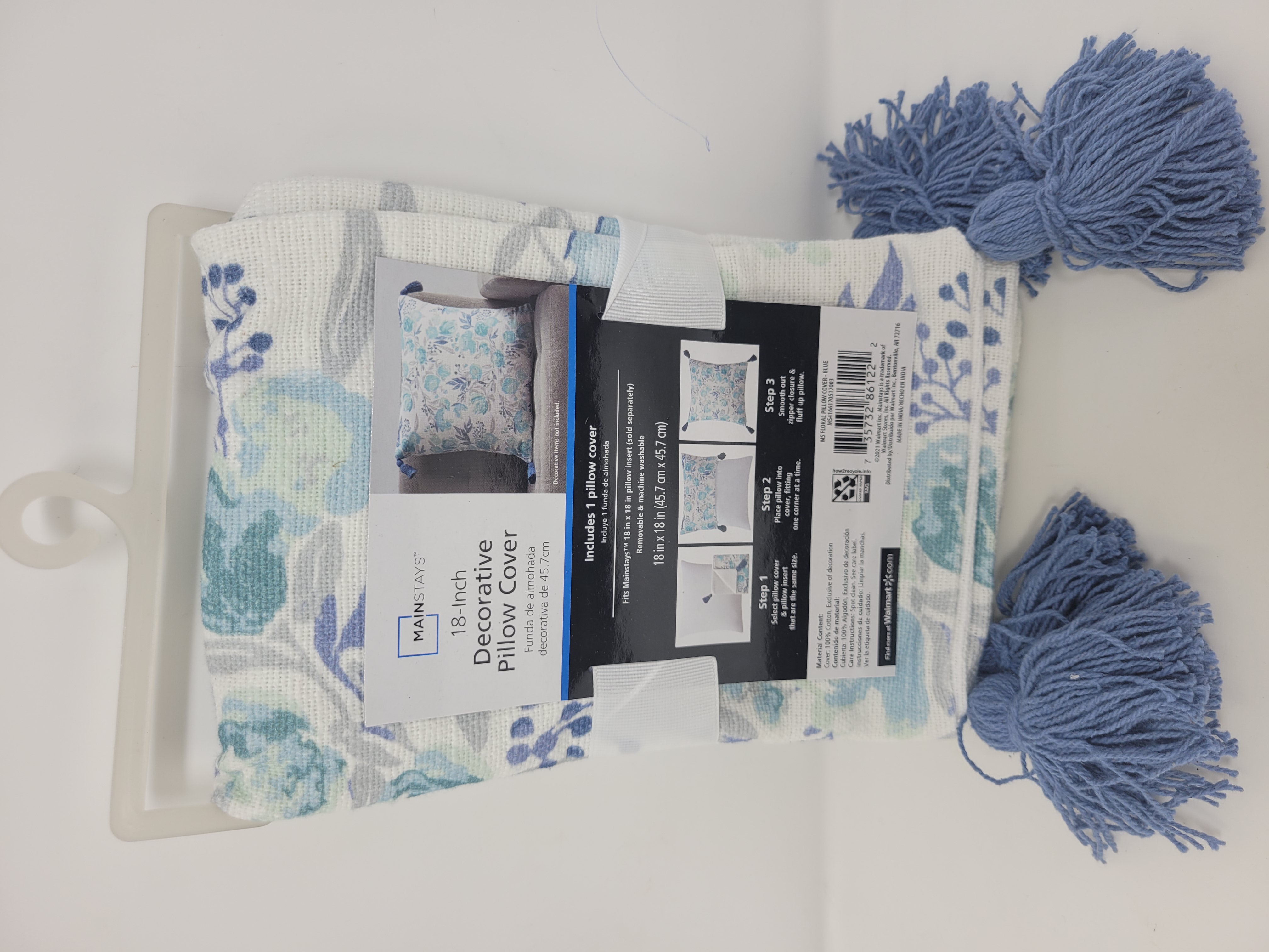 MS FLORAL PILLOW CVER 18X18