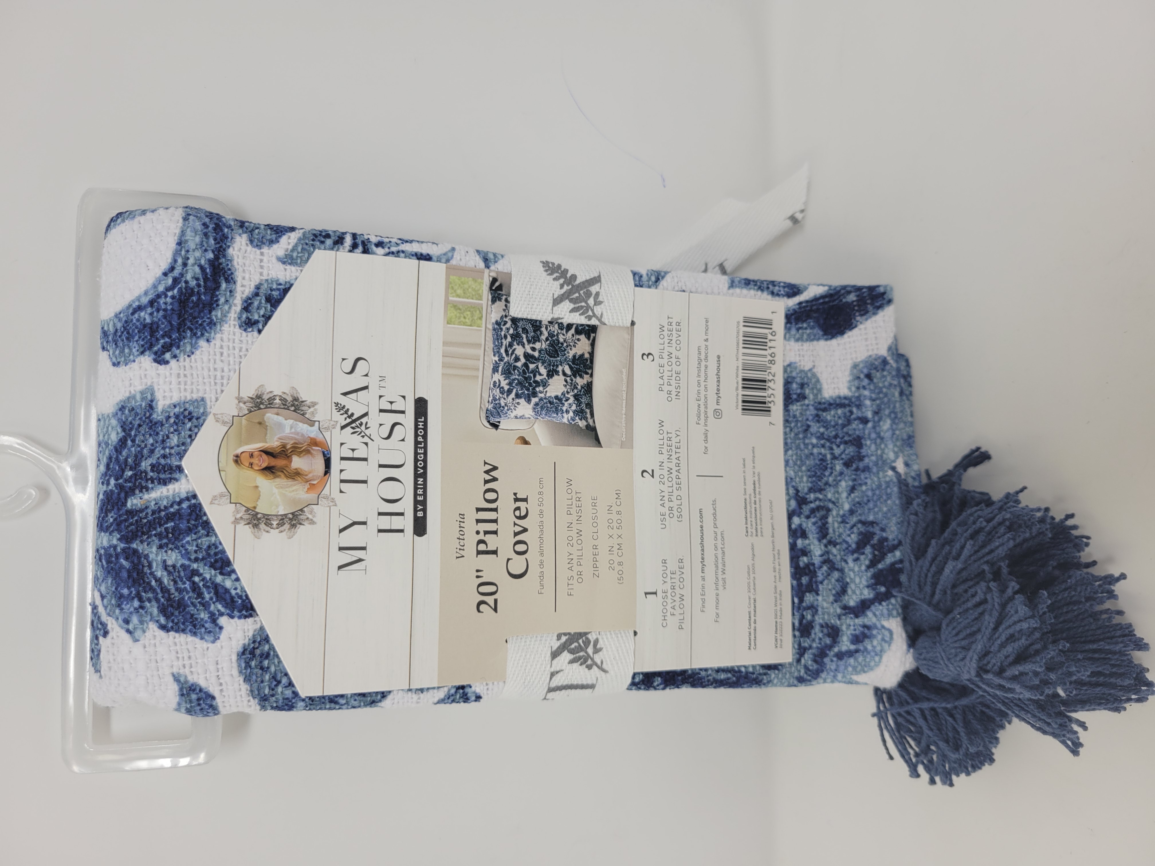 VICTORIA PILLOW COVER 20X20