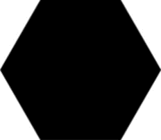 10X11 SOLID BLACK PORCELAIN TILE