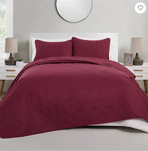 HEXA KING QUILT BURG 3PC SET