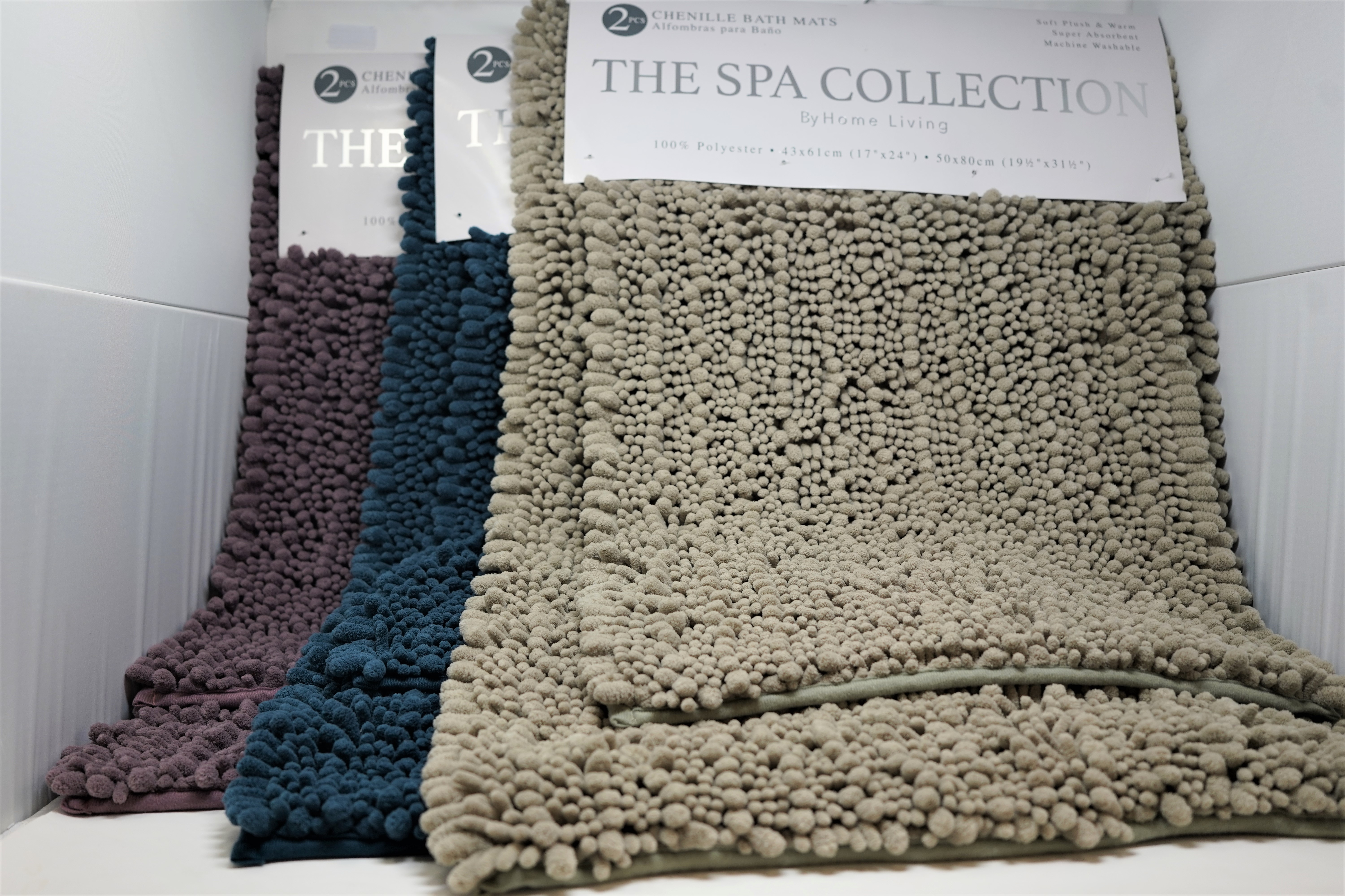 CHENILLE MAT 2PK ASST