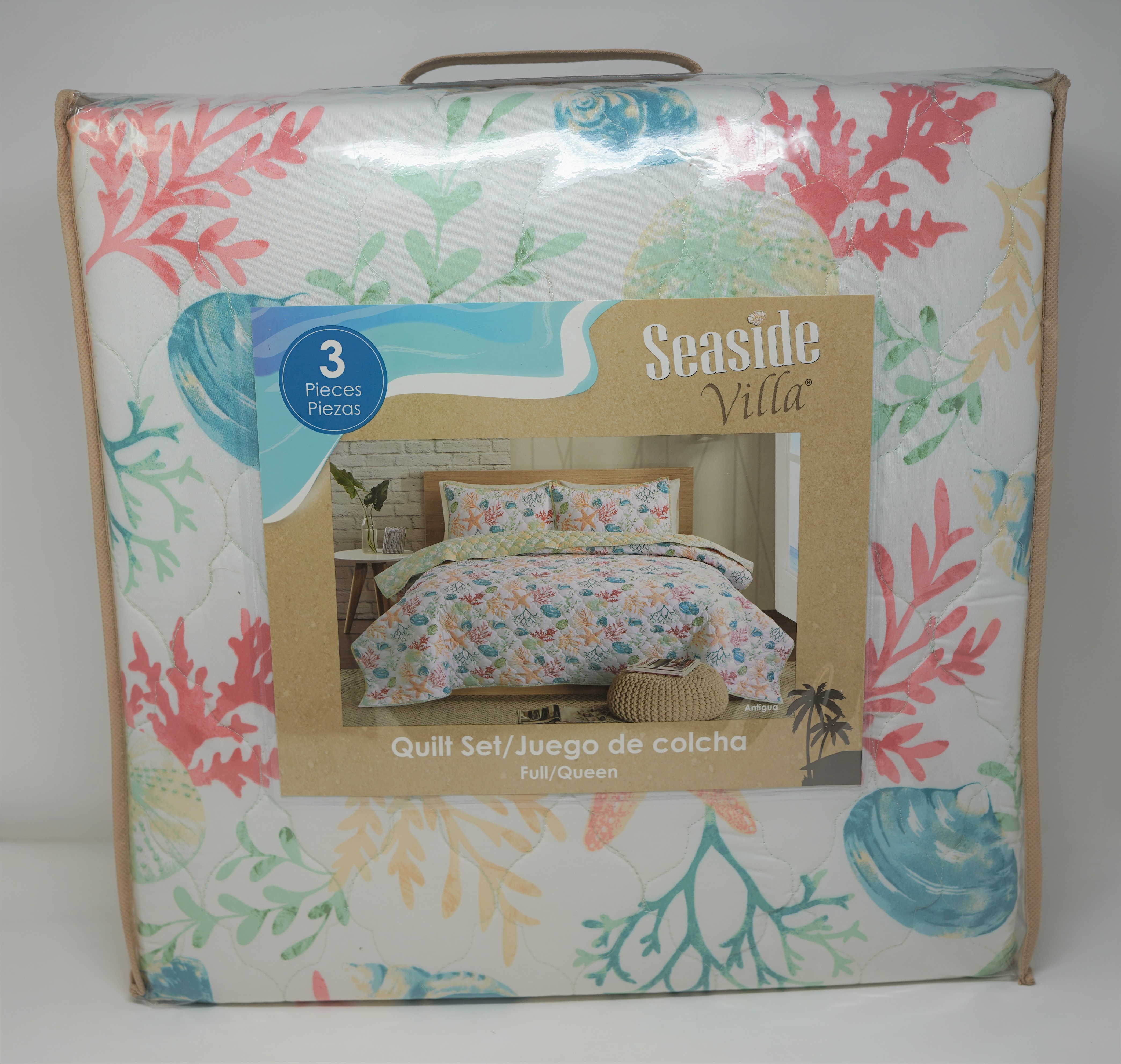 ANTIGUA QUILT SET-FULL/QUEEN 3PC