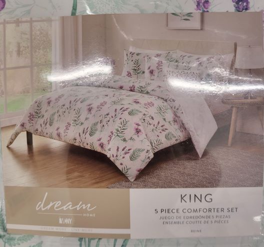 REINE PRTD QUILT KING 3PC SET