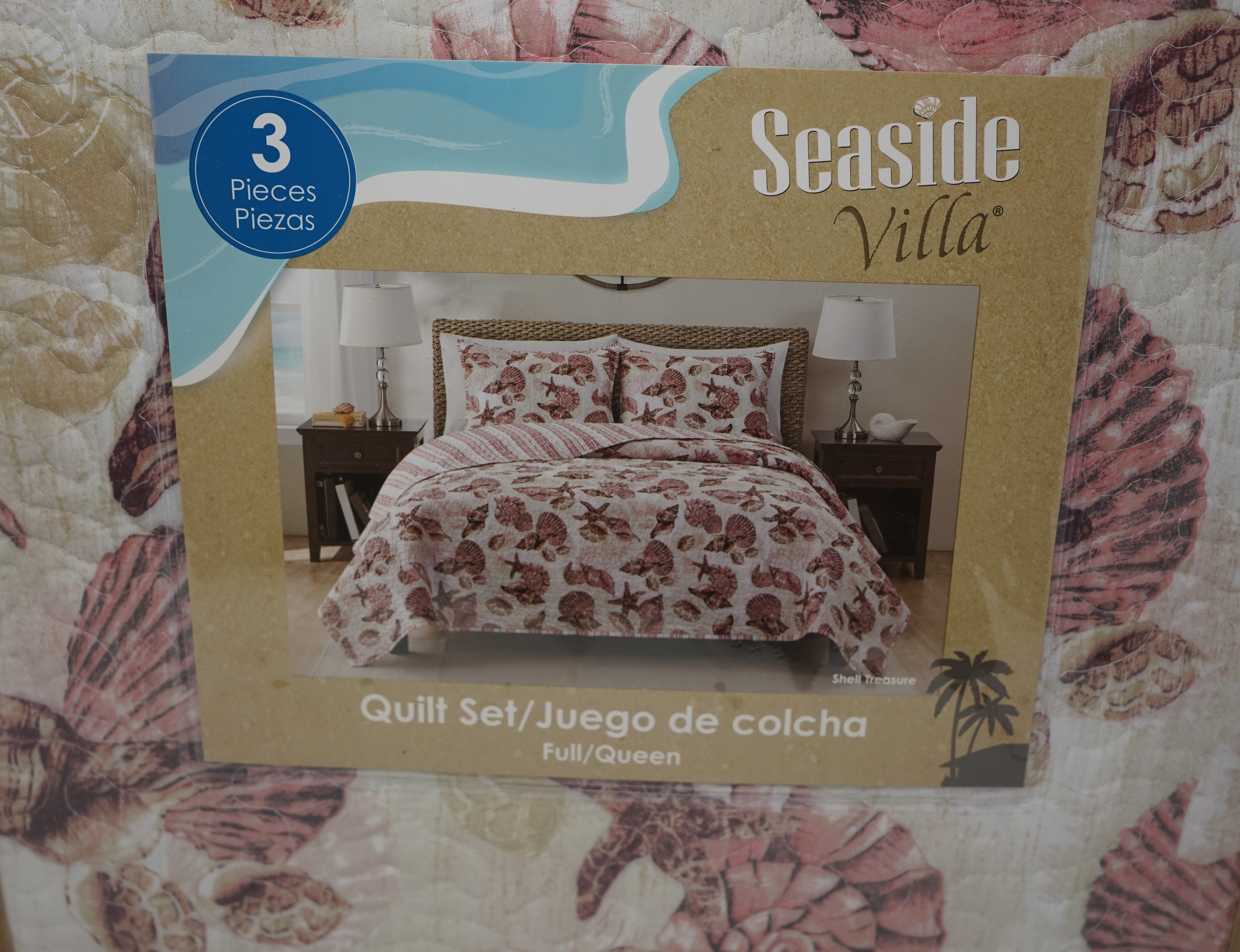 SHELL QUILT FULL/QUEEN 5PC SET