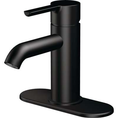 Matte Black 1-Handle Lever 4"