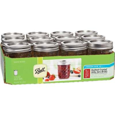 8OZ 12CT DELUX JELLY JAR