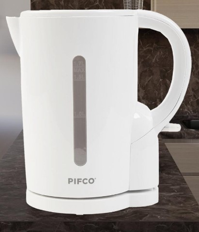 PIFCO ESSENT. KETTLE WHITE 1.7L
