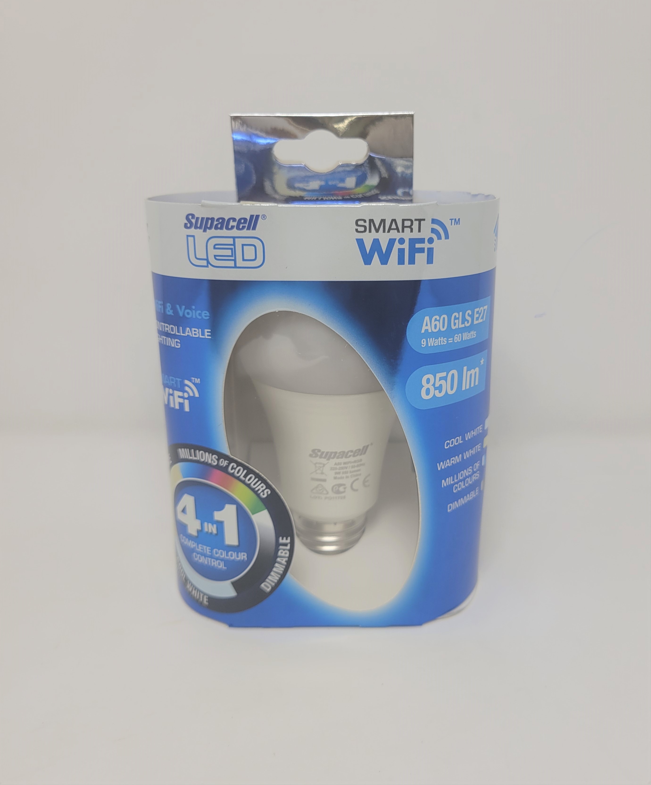 A60 9W 850LM ES WIFI DIM+VOICE