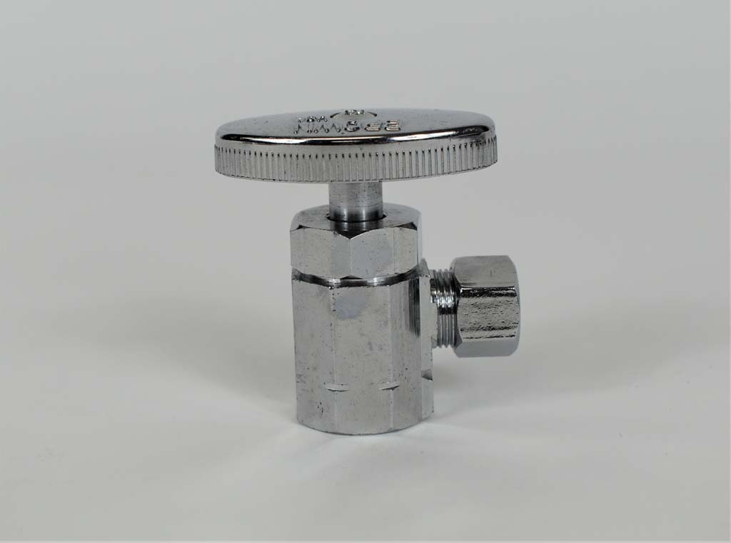 BRASS ANGL STEM 1/2X3/8