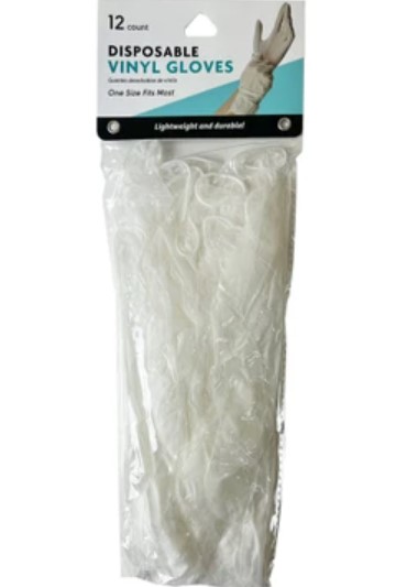 12 PK DISPOSABLE GLOVES