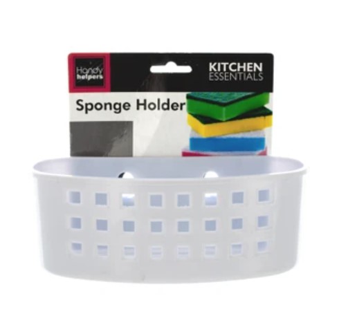 SPNGE HLDER W/SUCTION CUPS