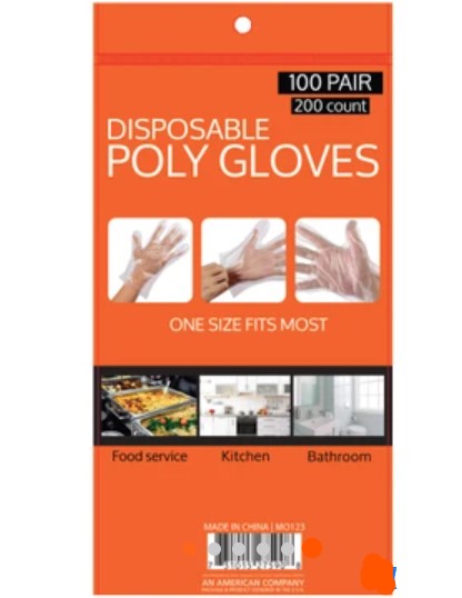 200 PK DISPOSABLE GLOVES