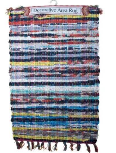 MULTI-COLOR STRIP RUG