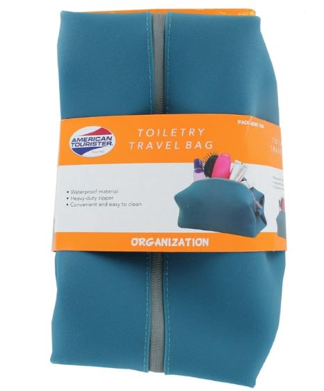 BLUE TOILETRY TRAVEL BAG