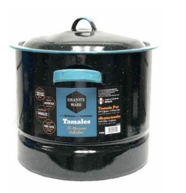 15.5QT NAVY TAMALE POT W/LID
